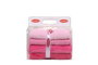 Aucune Juego de 4 toallas de mano - 50 x 90 cm - Rosa